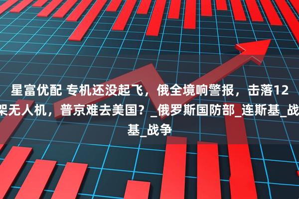 星富优配 专机还没起飞，俄全境响警报，击落121架无人机，普京难去美国？_俄罗斯国防部_连斯基_战争